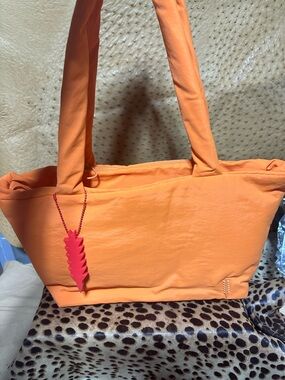 Orange Women's Tote Bag - Casual Everyday Shoulder Bag